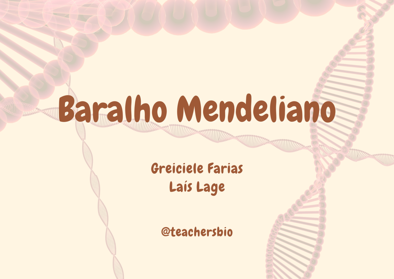 Baralho Mendeliano Lojinha Virtual Da Teachersbio